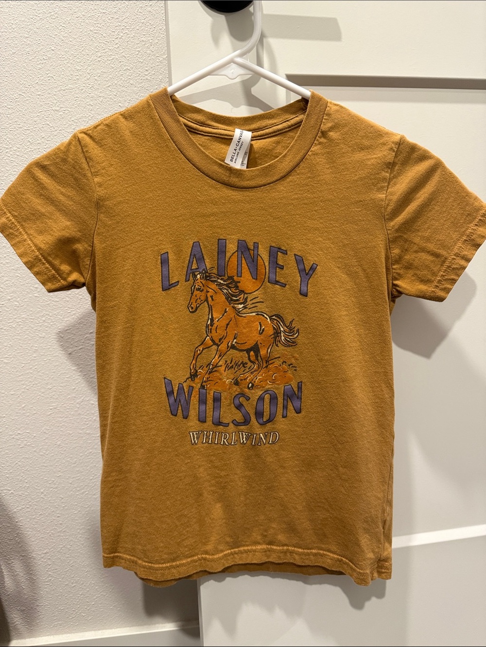 Kids' Lainey Wilson Whirlwind Horse Graphic Tee - Mustard